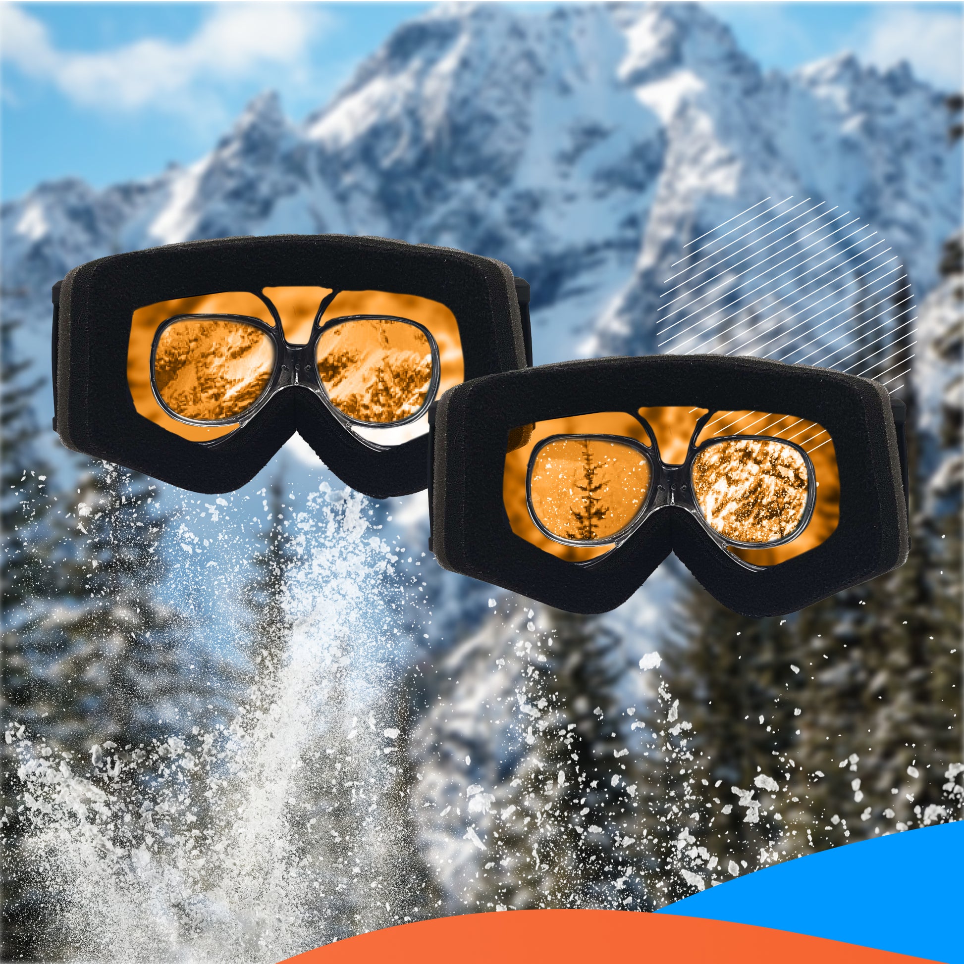 ski goggles inserts Customizable Goggle Inserts